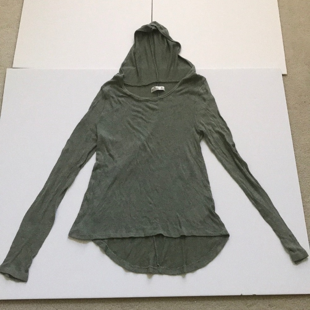 light green Hollister long sleeve